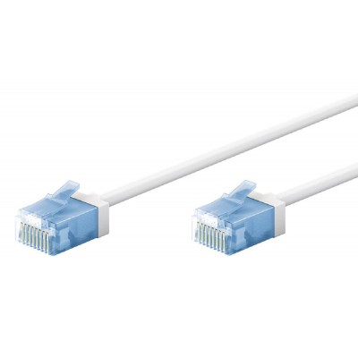 GOOBAY καλώδιο δικτύου 74288, CAT 6A U/UTP, slim, copper, 500MHz, 3m, λευκό GOOBAY καλώδιο δικτύου 74288, CAT 6A U/UTP, slim, copper, 500MHz, 3m, λευκό