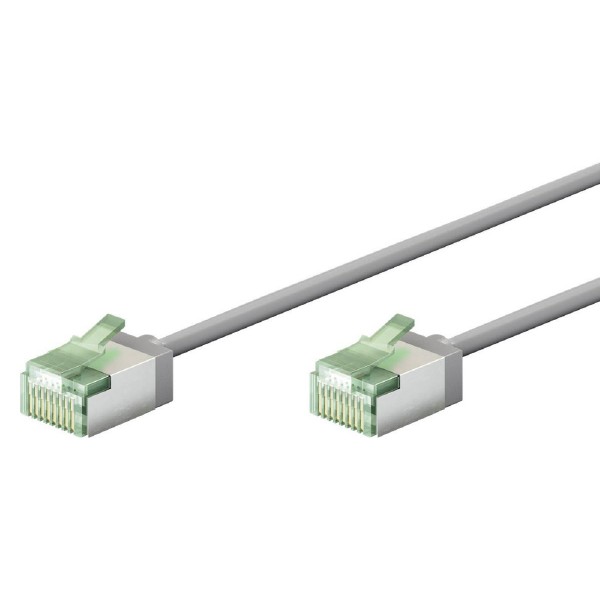 GOOBAY καλώδιο δικτύου 74349, CAT 8.1 U/FTP, slim, copper, 40Gbps, 5m, γκρι GOOBAY καλώδιο δικτύου 74349, CAT 8.1 U/FTP, slim, copper, 40Gbps, 5m, γκρι