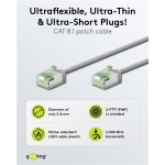 GOOBAY καλώδιο δικτύου 74349, CAT 8.1 U/FTP, slim, copper, 40Gbps, 5m, γκρι GOOBAY καλώδιο δικτύου 74349, CAT 8.1 U/FTP, slim, copper, 40Gbps, 5m, γκρι