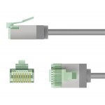 GOOBAY καλώδιο δικτύου 74349, CAT 8.1 U/FTP, slim, copper, 40Gbps, 5m, γκρι GOOBAY καλώδιο δικτύου 74349, CAT 8.1 U/FTP, slim, copper, 40Gbps, 5m, γκρι