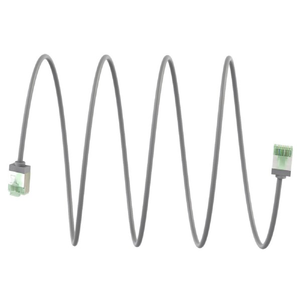 GOOBAY καλώδιο δικτύου 74349, CAT 8.1 U/FTP, slim, copper, 40Gbps, 5m, γκρι GOOBAY καλώδιο δικτύου 74349, CAT 8.1 U/FTP, slim, copper, 40Gbps, 5m, γκρι