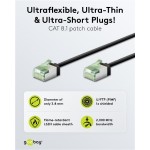 GOOBAY καλώδιο δικτύου 74356, CAT 8.1 U/FTP, slim, copper, 40Gbps, 5m, μαύρο GOOBAY καλώδιο δικτύου 74356, CAT 8.1 U/FTP, slim, copper, 40Gbps, 5m, μαύρο