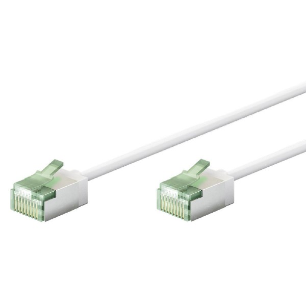 GOOBAY καλώδιο δικτύου 74362, CAT 8.1 U/FTP, slim, copper, 2000MHz, 3m, λευκό GOOBAY καλώδιο δικτύου 74362, CAT 8.1 U/FTP, slim, copper, 2000MHz, 3m, λευκό
