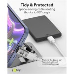 GOOBAY αντάπτορας USB-C 74442, γωνιακός 90°, USB4, 240W, 40Gbps, 8K, γκρι GOOBAY αντάπτορας USB-C 74442, γωνιακός 90°, USB4, 240W, 40Gbps, 8K, γκρι