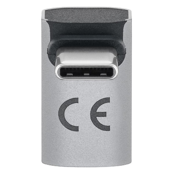 GOOBAY αντάπτορας USB-C 74442, γωνιακός 90°, USB4, 240W, 40Gbps, 8K, γκρι GOOBAY αντάπτορας USB-C 74442, γωνιακός 90°, USB4, 240W, 40Gbps, 8K, γκρι
