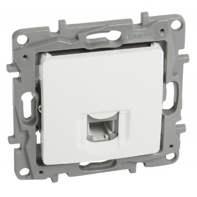 LEGRAND πρίζα RJ11 764569, λευκή LEGRAND πρίζα RJ11 764569, λευκή