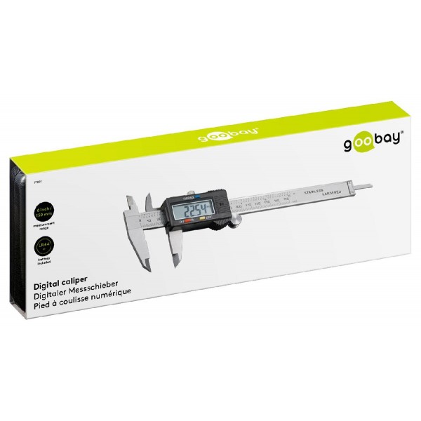 GOOBAY ψηφιακό παχύμετρο 77001, 150cm/6 GOOBAY ψηφιακό παχύμετρο 77001, 150cm/6