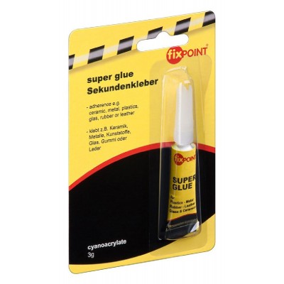FIXPOINT κόλλα Super Glue 77002, 3g FIXPOINT κόλλα Super Glue 77002, 3g