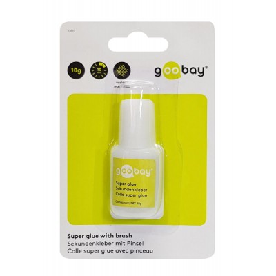 GOOBAY κόλλα Super Glue με πινέλο 77017, 10g GOOBAY κόλλα Super Glue με πινέλο 77017, 10g