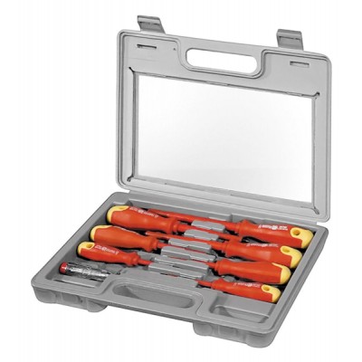 FIXPOINT σετ κατσαβίδια ηλεκτρολόγου 77113, με μόνωση 1000V, 8τμχ FIXPOINT σετ κατσαβίδια ηλεκτρολόγου 77113, με μόνωση 1000V, 8τμχ