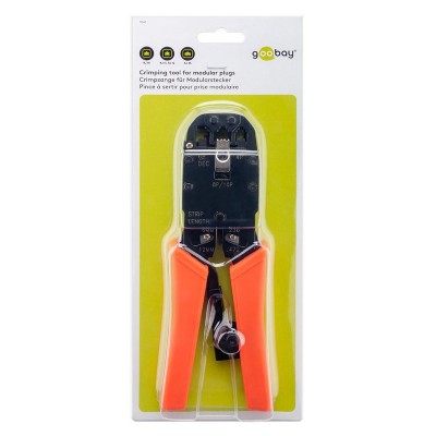 GOOBAY πρέσα ακροδεκτών δικτύου 77267 για RJ10/11/12/45, 4P/6P/8P GOOBAY πρέσα ακροδεκτών δικτύου 77267 για RJ10/11/12/45, 4P/6P/8P