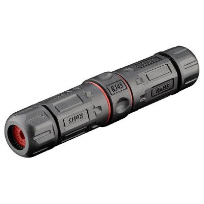 GOOBAY αδιάβροχος σύνδεσμος RJ45 Cat.6 79566, IP68, μαύρο GOOBAY αδιάβροχος σύνδεσμος RJ45 Cat.6 79566, IP68, μαύρο