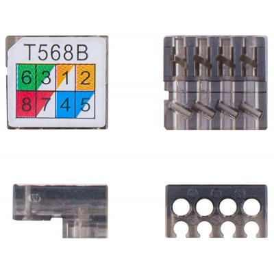 GOOBAY σύνδεσμος καλωδίων CAT 6 79577, STP, toolfree GOOBAY σύνδεσμος καλωδίων CAT 6 79577, STP, toolfree