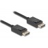 DELOCK καλώδιο DisplayPort 2.1 80493 8K/60Hz 4K/120Hz 40 Gbps, 2m, μαύρο