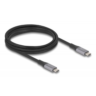 DELOCK καλώδιο USB-C 81192, 240W, 40 Gbps, 8K, 2m, E-Marker, μαύρο DELOCK καλώδιο USB-C 81192, 240W, 40 Gbps, 8K, 2m, E-Marker, μαύρο