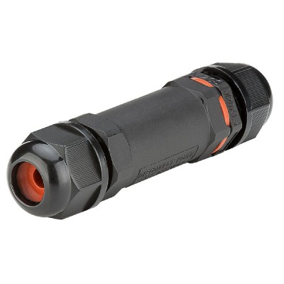 GOOBAY αδιάβροχος σύνδεσμος καλωδίων τροφοδοσίας 81292, IP68, μαύρος GOOBAY αδιάβροχος σύνδεσμος καλωδίων τροφοδοσίας 81292, IP68, μαύρος