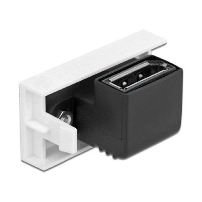 DELOCK module DisplayPort Easy 45 81306, γωνιακό, 8K, 22.5x45mm, λευκό DELOCK module DisplayPort Easy 45 81306, γωνιακό, 8K, 22.5x45mm, λευκό