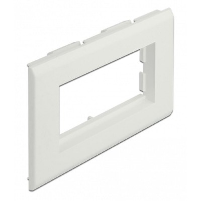 DELOCK module βάση πρίζας Easy 45 81316, 130 x 80 mm, λευκό DELOCK module βάση πρίζας Easy 45 81316, 130 x 80 mm, λευκό