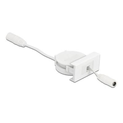 DELOCK module καλώδιο τροφοδοσίας Easy 45 81376, ανασυρόμενο 50cm, λευκό DELOCK module καλώδιο τροφοδοσίας Easy 45 81376, ανασυρόμενο 50cm, λευκό