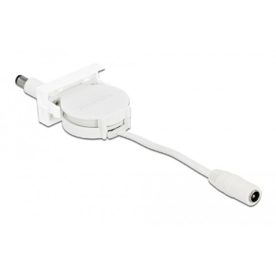 DELOCK module καλώδιο τροφοδοσίας Easy 45 81377, ανασυρόμενο 50cm, λευκό DELOCK module καλώδιο τροφοδοσίας Easy 45 81377, ανασυρόμενο 50cm, λευκό