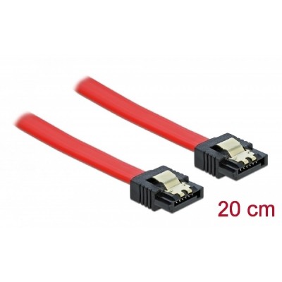 DELOCK καλώδιο SATA 82675, 6 Gb/s, 20cm, κόκκινο DELOCK καλώδιο SATA 82675, 6 Gb/s, 20cm, κόκκινο