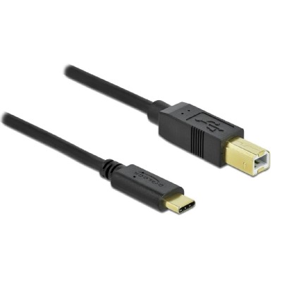 DELOCK καλώδιο USB-C σε USB Type B 83330, 2m, μαύρο DELOCK καλώδιο USB-C σε USB Type B 83330, 2m, μαύρο
