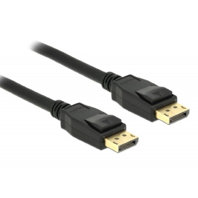 DELOCK καλώδιο DisplayPort 1.2 83807, 4K/60Hz, 21.6 Gbps, 3m, μαύρο DELOCK καλώδιο DisplayPort 1.2 83807, 4K/60Hz, 21.6 Gbps, 3m, μαύρο