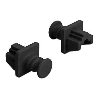 DELOCK κάλυμμα προστασίας για θύρα RJ45 86176, μαύρο, 10τμχ DELOCK κάλυμμα προστασίας για θύρα RJ45 86176, μαύρο, 10τμχ