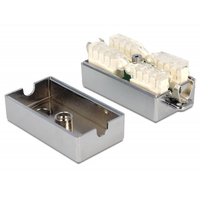 DELOCK κυτίο σύνδεσης καλωδίων δικτύου 86243, Cat 6A LSA, STP, tool-free DELOCK κυτίο σύνδεσης καλωδίων δικτύου 86243, Cat 6A LSA, STP, tool-free