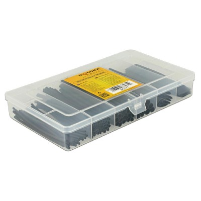 DELOCK σετ θερμοσυστελλόμενων μονωτικών 86271, 2:1, μαύρα, 100τμχ DELOCK σετ θερμοσυστελλόμενων μονωτικών 86271, 2:1, μαύρα, 100τμχ