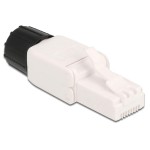 DELOCK βύσμα RJ45 CAT 6A UTP 86978, tool-free, λευκό DELOCK βύσμα RJ45 CAT 6A UTP 86978, tool-free, λευκό