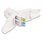 DELOCK βύσμα RJ45 CAT 6A UTP 86978, tool-free, λευκό DELOCK βύσμα RJ45 CAT 6A UTP 86978, tool-free, λευκό