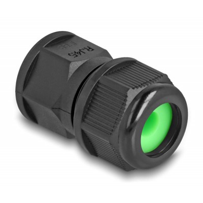 DELOCK σύνδεσμος για RJ45 86995, αδιάβροχος IP67, μαύρος DELOCK σύνδεσμος για RJ45 86995, αδιάβροχος IP67, μαύρος