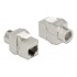 DELOCK keystone module RJ45 σε LSA 87032, Cat.6A, ασημί