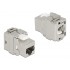 DELOCK keystone module RJ45 σε LSA 180° 87032, Cat.6A, ασημί