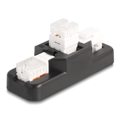 DELOCK σετ βάση Keystone 87104 με 3x Keystone module, RJ45/RJ11 Cat.6 DELOCK σετ βάση Keystone 87104 με 3x Keystone module, RJ45/RJ11 Cat.6