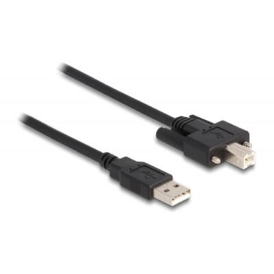 DELOCK καλώδιο USB σε USB Type B 87215, 3m, μαύρο DELOCK καλώδιο USB σε USB Type B 87215, 3m, μαύρο