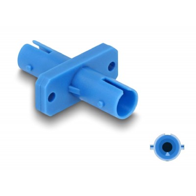 DELOCK σύνδεσμος οπτικής ίνας ST Simplex 87934, μπλε DELOCK σύνδεσμος οπτικής ίνας ST Simplex 87934, μπλε
