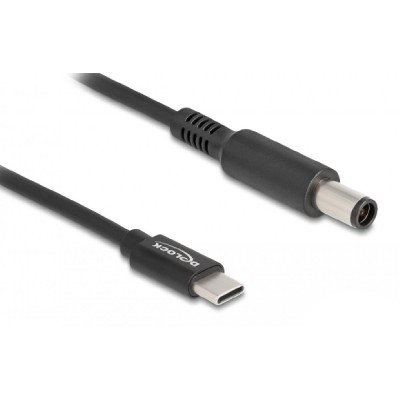 DELOCK καλώδιο τροφοδοσίας 87975, USB-C σε Dell 7.4x5mm, 1.5m, μαύρο DELOCK καλώδιο τροφοδοσίας 87975, USB-C σε Dell 7.4x5mm, 1.5m, μαύρο