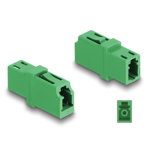 DELOCK σύνδεσμος οπτικής ίνας LC Simplex 87984, πράσινος DELOCK σύνδεσμος οπτικής ίνας LC Simplex 87984, πράσινος