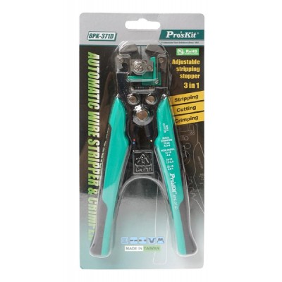PROSKIT αυτόματη πρέσα ακροδεκτών 8PK-371D με απογυμνωτή, 210mm PROSKIT αυτόματη πρέσα ακροδεκτών 8PK-371D με απογυμνωτή, 210mm