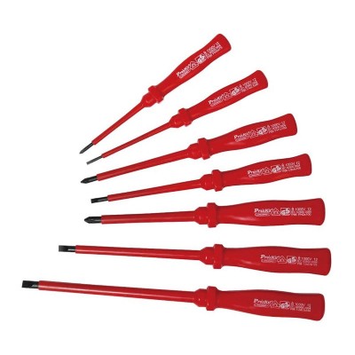 PROSKIT σετ κατσαβίδια ηλεκτρολόγου 8PK-8100E με μόνωση 1000V, 7τμχ PROSKIT σετ κατσαβίδια ηλεκτρολόγου 8PK-8100E με μόνωση 1000V, 7τμχ