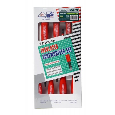 PROSKIT σετ κατσαβίδια ηλεκτρολόγου 8PK-8100E με μόνωση 1000V, 7τμχ PROSKIT σετ κατσαβίδια ηλεκτρολόγου 8PK-8100E με μόνωση 1000V, 7τμχ