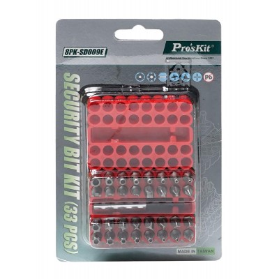 PROSKIT σετ μύτες κατσαβιδιού 8PK-SD009E με μαγνητικό αντάπτορα, 33τμχ PROSKIT σετ μύτες κατσαβιδιού 8PK-SD009E με μαγνητικό αντάπτορα, 33τμχ