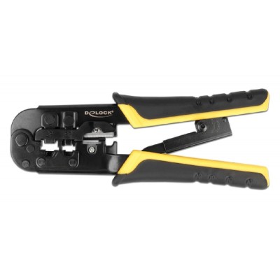 DELOCK εργαλείο πτύχωσης με απογυμνωτή καλωδίων RJ45/12/11 90505, 8+6+4P DELOCK εργαλείο πτύχωσης με απογυμνωτή καλωδίων RJ45/12/11 90505, 8+6+4P