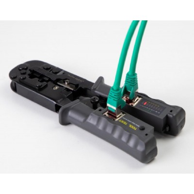 DELOCK εργαλείο πτύχωσης με απογυμνωτή & tester 90510, 8P/6P/4P DELOCK εργαλείο πτύχωσης με απογυμνωτή & tester 90510, 8P/6P/4P