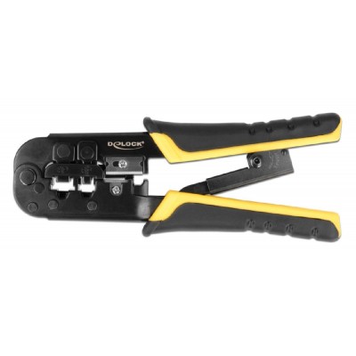 DELOCK εργαλείο πτύχωσης με απογυμνωτή καλωδίων RJ45/12/11 90520, 8+6P DELOCK εργαλείο πτύχωσης με απογυμνωτή καλωδίων RJ45/12/11 90520, 8+6P