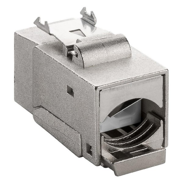 GOOBAY Keystone module RJ45 CAT 6A 90863, STP, 250 MHz, ασημί GOOBAY Keystone module RJ45 CAT 6A 90863, STP, 250 MHz, ασημί