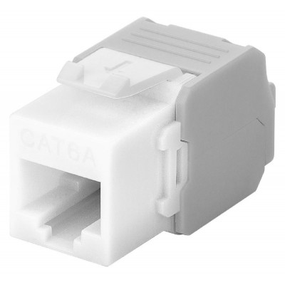 GOOBAY Keystone module RJ45 CAT 6A 90867, UTP, λευκό GOOBAY Keystone module RJ45 CAT 6A 90867, UTP, λευκό