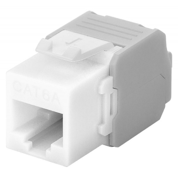 GOOBAY Keystone module RJ45 CAT 6A 90867, UTP, λευκό GOOBAY Keystone module RJ45 CAT 6A 90867, UTP, λευκό